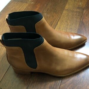 Ted Baker Brown Leather Ankle Boots